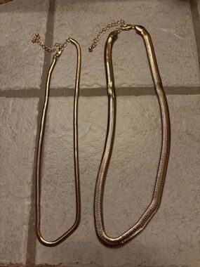2 Gold Herringbone Necklace - Unbranded Women’s Jewelry